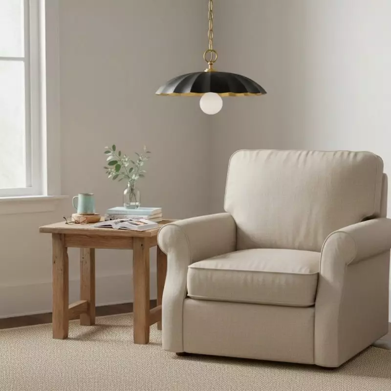 Velmara Farmhouse Metal Flower Pendant Light