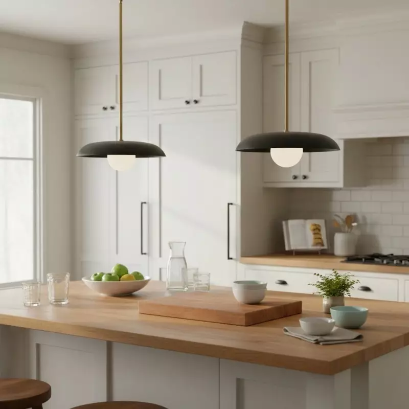 Eiralys Industrial Metal Dome Pendant Light