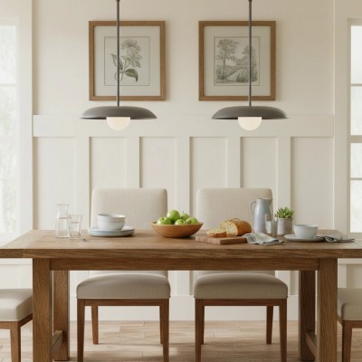 Eiralys Industrial Metal Dome Pendant Light