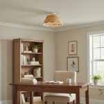 Thaloriel Farmhouse Rattan Flower Ceiling Light