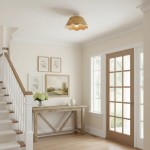 Thaloriel Farmhouse Rattan Flower Ceiling Light