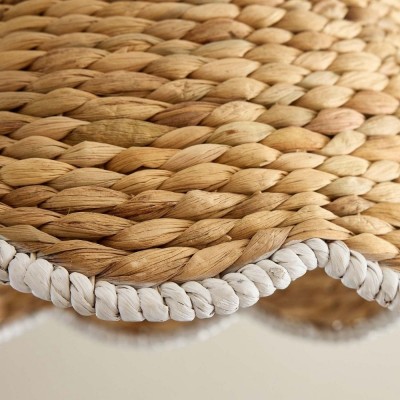 Thaloriel Farmhouse Rattan Flower Ceiling Light