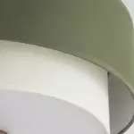 Celestis Modern Fabric Drum Ceiling Light