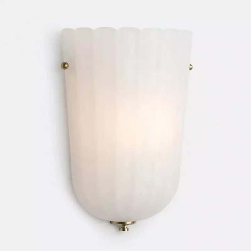 Zephyrine Modern Glass Flower Sconce