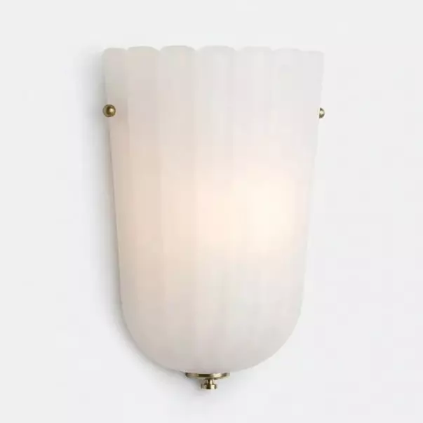 Zephyrine Modern Glass Flower Sconce