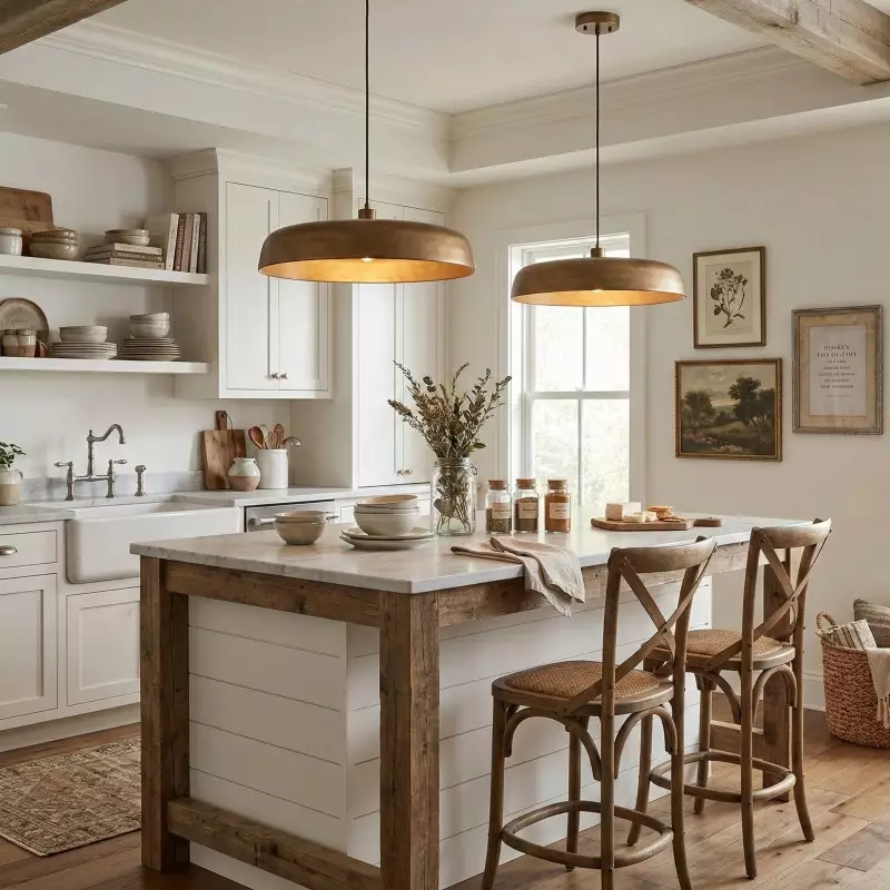 Aeloria Industrial Metal dome Pendant Light