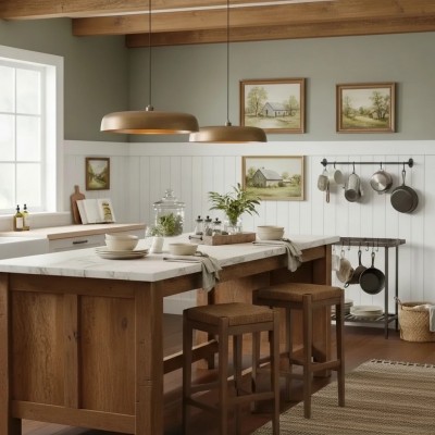 Aeloria Industrial Metal dome Pendant Light