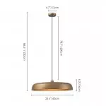 Aeloria Industrial Metal dome Pendant Light