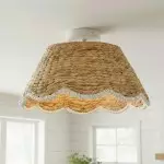 Syloria Vintage Fabric Flower Ceiling Light