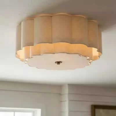 Syloria Vintage Fabric Flower Ceiling Light