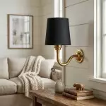 Nyxel Vintage Fabric Small Wall Sconce