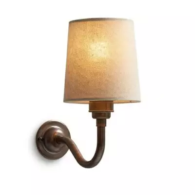 Nyxel Vintage Fabric Small Wall Sconce