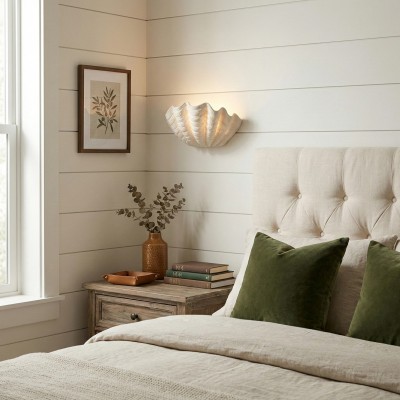 Virelith Modern Ceramic Shell Wall light