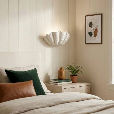 Virelith Modern Ceramic Shell Wall light