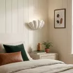 Virelith Modern Ceramic Shell Wall light