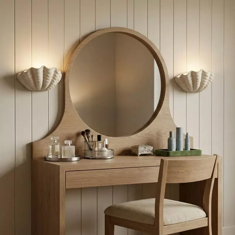 Virelith Modern Ceramic Shell Wall light