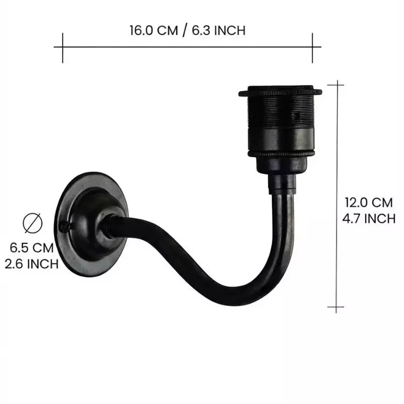 Nyxel Vintage Fabric Small Wall Sconce