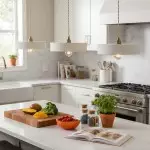 Astraiel Modern Ceramic Round Pendant Light