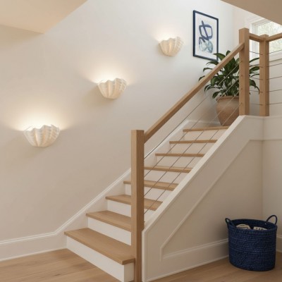 Virelith Modern Ceramic Shell Wall light