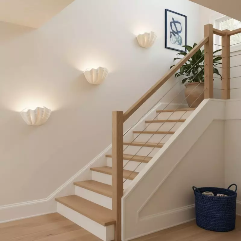 Virelith Modern Ceramic Shell Wall light