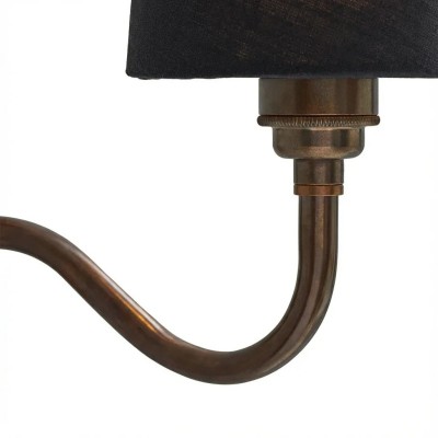 Nyxel Vintage Fabric Small Wall Sconce