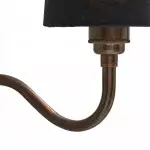 Nyxel Vintage Fabric Small Wall Sconce