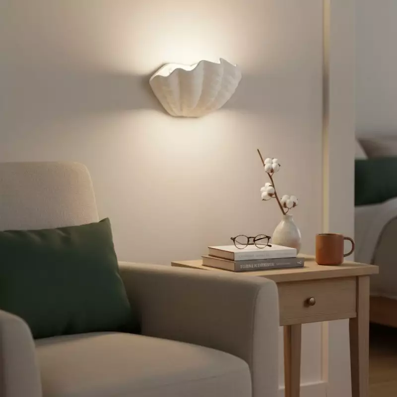 Virelith Modern Ceramic Shell Wall light