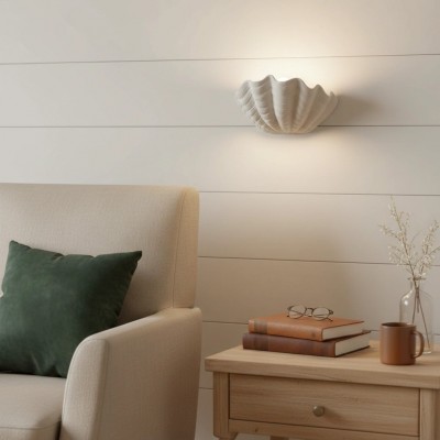 Virelith Modern Ceramic Shell Wall light