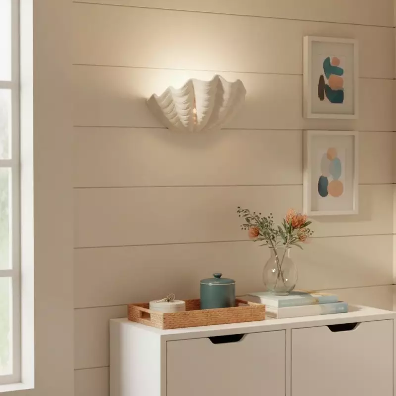 Virelith Modern Ceramic Shell Wall light