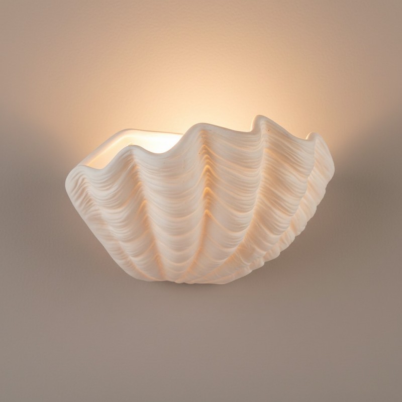 Virelith Modern Ceramic Shell Wall light