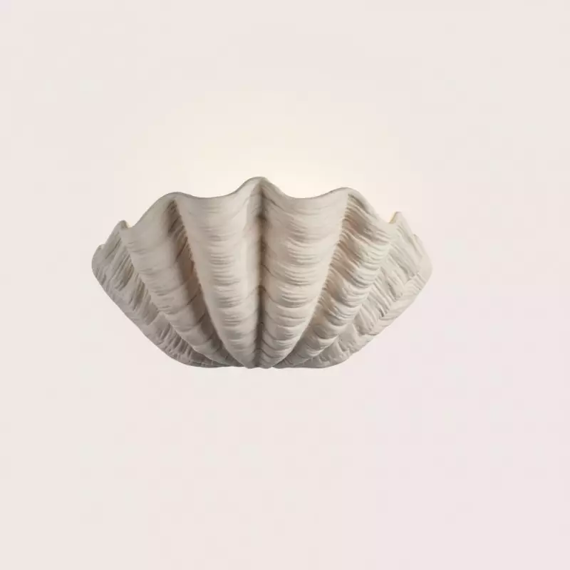 Virelith Modern Ceramic Shell Wall light