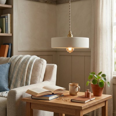 Astraiel Modern Ceramic Round Pendant Light
