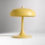 Olyssia Modern Metal Round Table Lamp