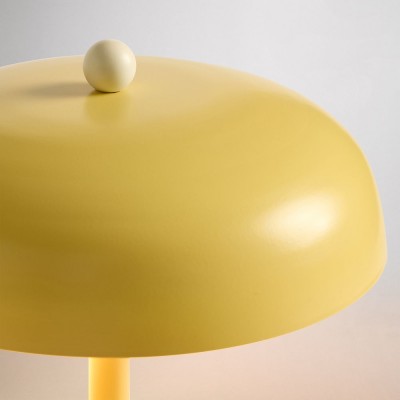 Olyssia Modern Metal Round Table Lamp