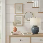 Elowyn Modern Ceramic Round Table Light