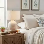 Elowyn Modern Ceramic Round Table Light