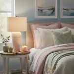 Elowyn Modern Ceramic Round Table Light