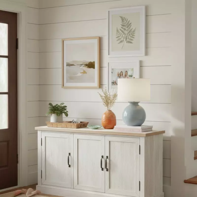 Sylune Modern Ceramic Fabric Round Table Light