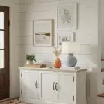 Sylune Modern Ceramic Fabric Round Table Light