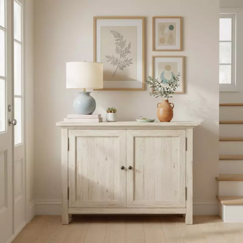 Sylune Modern Ceramic Fabric Round Table Light