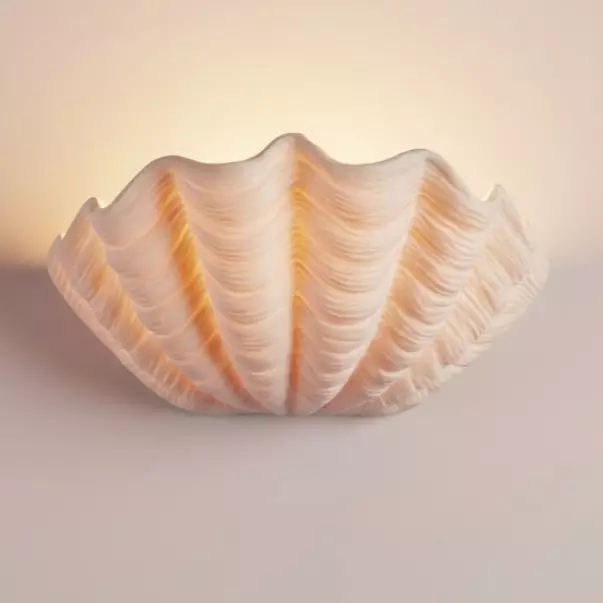 Virelith Modern Ceramic Shell Wall light