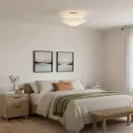 Luneth Modern Fabric Double Layer Ceiling Light