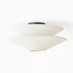 Luneth Modern Fabric Double Layer Ceiling Light