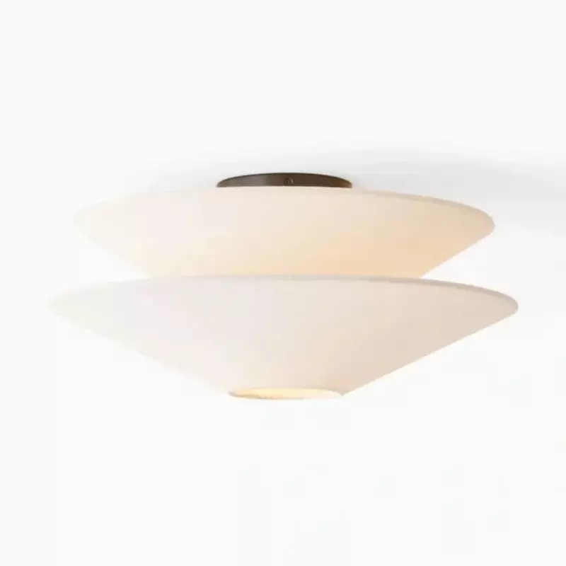 Luneth Modern Fabric Double Layer Ceiling Light