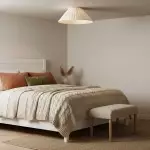 Zephiris Vintage Pleated Fabric Cone Ceiling Light