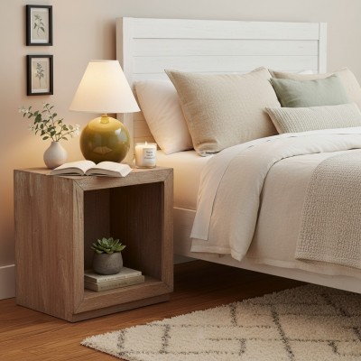 Vaelune Modern Glass Cone Table Lamp