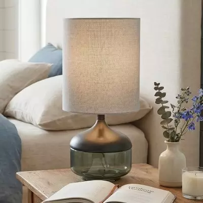 Orithyia Modern Glass Round Table Lamp