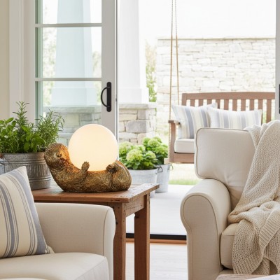 Alton Modern Polyresin Icon Table Lamp