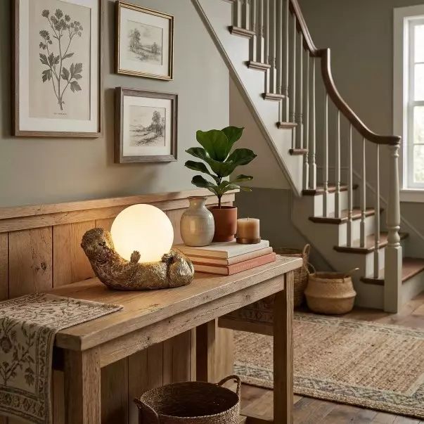 Alton Modern Polyresin Icon Table Lamp