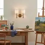 Avery Vintage Brass 2-Light Sconce